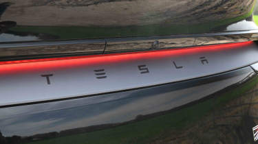 Tesla Model Y - rear badge detail